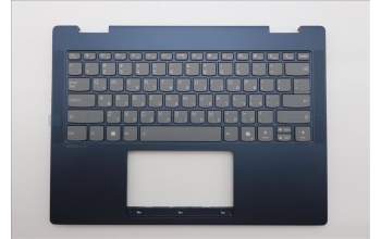 Lenovo 5CB1S02874 C-Cover with keyboard, Hebrew, Cosmic Blue, Backlight, Non-FingerPrint, US