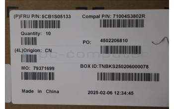 Lenovo 5CB1S05133 LCD Cover C 83JK LG ROW