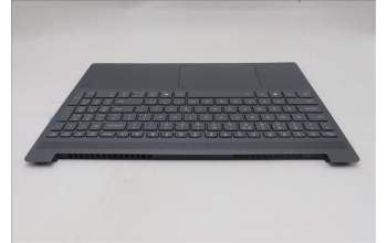 Lenovo 5CB1S05177 C-Cover with keyboard, US English Euro, Luna Grey, Backlight, FingerPrint, US