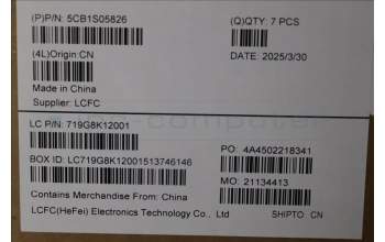 Lenovo 5CB1S05826 COVER COVER L 83KJ D COVER