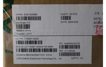 Lenovo 5CB1S05886 Keyboard External, Switzerland