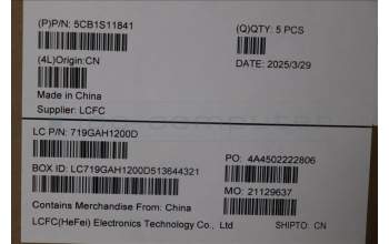 Lenovo 5CB1S11841 C-Cover with keyboard, Switzerland, Eclipse Black, RGB Backlight, UK