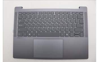 Lenovo 5CB1S11865 C-Cover with keyboard, Hebrew, Luna Grey, Backlight, US