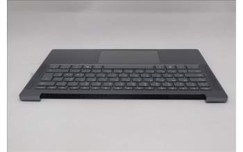 Lenovo 5CB1S11868 C-Cover with keyboard, Italian, Luna Grey, Backlight, UK