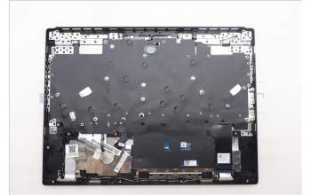 Lenovo 5CB1S22990 C-Cover with keyboard, Belgian, Eclipse Black, RGB Backlight, Anodizing Sandblasting, UK