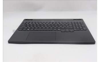 Lenovo 5CB1S24055 C-Cover with keyboard, Czech Slovakian, Eclipse Black, RGB Backlight, Anodizing Sandblasting, UK