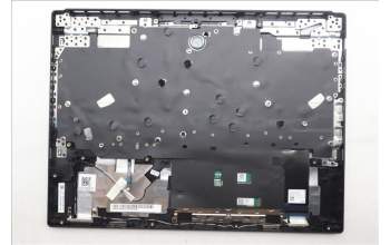 Lenovo 5CB1S24061 C-Cover with keyboard, German, Eclipse Black, RGB Backlight, Anodizing Sandblasting, UK
