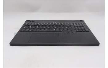 Lenovo 5CB1S24061 C-Cover with keyboard, German, Eclipse Black, RGB Backlight, Anodizing Sandblasting, UK