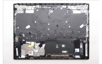 Lenovo 5CB1S24070 C-Cover with keyboard, Nordic, Eclipse Black, RGB Backlight, Anodizing Sandblasting, UK