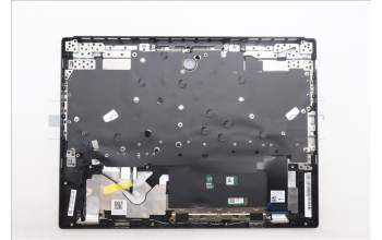 Lenovo 5CB1S24071 C-Cover with keyboard, Portuguese, Eclipse Black, RGB Backlight, Anodizing Sandblasting, UK