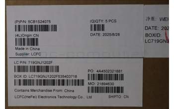 Lenovo 5CB1S24075 C-Cover with keyboard, Switzerland, Eclipse Black, RGB Backlight, Anodizing Sandblasting, UK