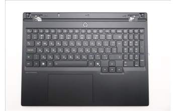 Lenovo 5CB1S24084 C-Cover with keyboard, Bulgarian, Eclipse Black, White Backlight, Anodizing Sandblasting, UK