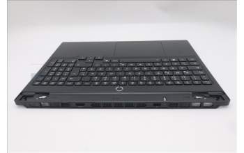 Lenovo 5CB1S24091 C-Cover with keyboard, German, Eclipse Black, White Backlight, Anodizing Sandblasting, UK