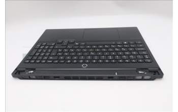 Lenovo 5CB1S24094 C-Cover with keyboard, Hungarian, Eclipse Black, White Backlight, Anodizing Sandblasting, UK