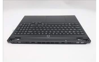 Lenovo 5CB1S24172 C-Cover with keyboard, Russian, Eclipse Black, White Backlight, Anodizing Sandblasting, US