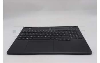 Lenovo 5CB1S24174 C-Cover with keyboard, Spanish, Eclipse Black, White Backlight, Anodizing Sandblasting, UK