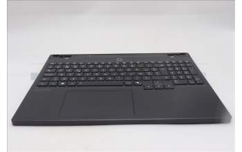 Lenovo 5CB1S31060 C-Cover with keyboard, Belgian, Eclipse Black, White Backlight, Painting, UK