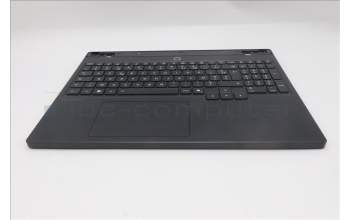 Lenovo 5CB1S31066 C-Cover with keyboard, French, Eclipse Black, White Backlight, Painting, US