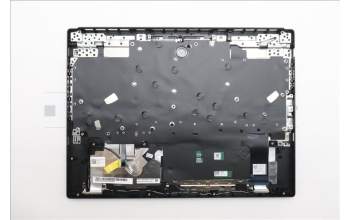 Lenovo 5CB1S31074 C-Cover with keyboard, Italian, Eclipse Black, White Backlight, Painting, UK