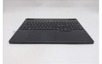 Lenovo 5CB1S31078 C-Cover with keyboard, Nordic, Eclipse Black, White Backlight, Painting, UK