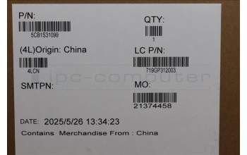 Lenovo 5CB1S31099 A-Cover, 83LT, Eclipse Black, OLED_HD