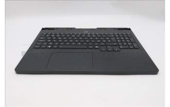 Lenovo 5CB1S31104 C-Cover with keyboard, Belgian, Eclipse Black, White Backlight, UK