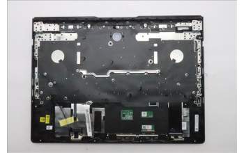 Lenovo 5CB1S31109 C-Cover with keyboard, US English Euro, Eclipse Black, White Backlight