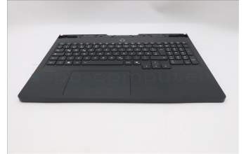 Lenovo 5CB1S31114 C-Cover with keyboard, German, Eclipse Black, White Backlight, UK