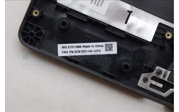 Lenovo 5CB1S31144 C-Cover with keyboard, German, Eclipse Black, RGB Backlight, UK