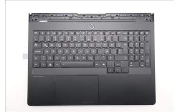 Lenovo 5CB1S31148 C-Cover with keyboard, Icelandic, Eclipse Black, RGB Backlight, UK