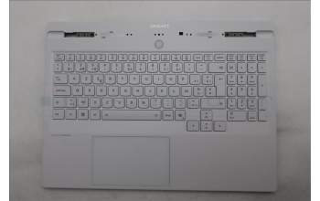 Lenovo 5CB1S50730 C-Cover with keyboard, Belgian, Glacier white, UK