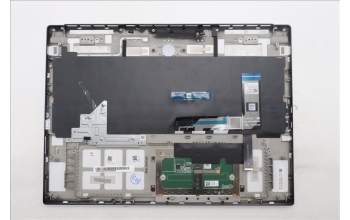 Lenovo 5CB1S50730 C-Cover with keyboard, Belgian, Glacier white, UK