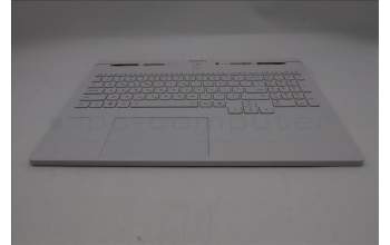 Lenovo 5CB1S50740 C-Cover with keyboard, Greek, Glacier white, US