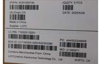 Lenovo 5CB1S50744 C-Cover with keyboard, Italian, Glacier white, UK