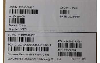 Lenovo 5CB1S50827 D-Cover 83L0, Luna Grey