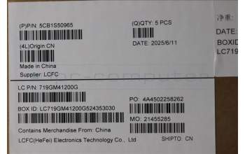 Lenovo 5CB1S50965 C-Cover with keyboard, Ukraine, Luna Grey, US