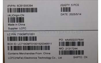 Lenovo 5CB1S55394 COVER FRU COVER MX030_B_COVER_RGB