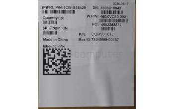 Lenovo 5CB1S55429 C-Cover, ASM, AMD, WLAN, COOK-2