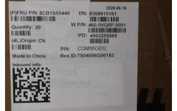 Lenovo 5CB1S55440 C-Cover, ASM, AMD, WWAN, BLANC