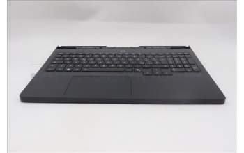 Lenovo 5CB1S57453 C-Cover with keyboard, Italian, Eclipse Black, White Backlight, UK