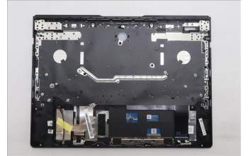 Lenovo 5CB1S57457 C-Cover with keyboard, Nordic, Eclipse Black, White Backlight, UK