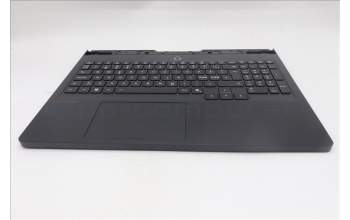 Lenovo 5CB1S57457 C-Cover with keyboard, Nordic, Eclipse Black, White Backlight, UK