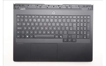 Lenovo 5CB1S57475 C-Cover with keyboard, UK English, Eclipse Black, RGB Backlight, UK