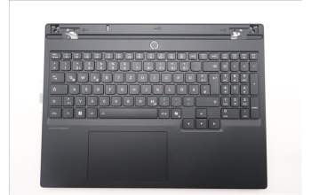 Lenovo 5CB1S75714 C-Cover with keyboard, German, Eclipse Black, RGB Backlight, Anodizing Sandblasting, UK