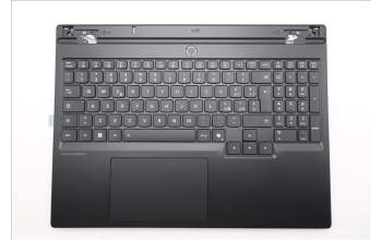 Lenovo 5CB1S75719 C-Cover with keyboard, Italian, Eclipse Black, RGB Backlight, Anodizing Sandblasting, UK