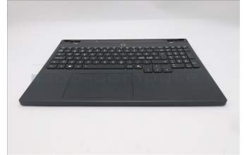 Lenovo 5CB1S75723 C-Cover with keyboard, Nordic, Eclipse Black, RGB Backlight, Anodizing Sandblasting, UK