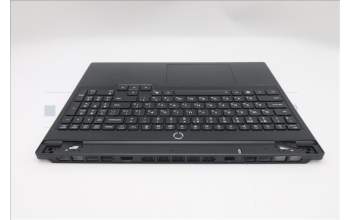 Lenovo 5CB1S75725 C-Cover with keyboard, Russian, Eclipse Black, RGB Backlight, Anodizing Sandblasting, US