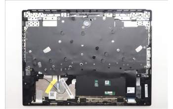 Lenovo 5CB1S75726 C-Cover with keyboard, Slovenian, Eclipse Black, RGB Backlight, Anodizing Sandblasting, UK