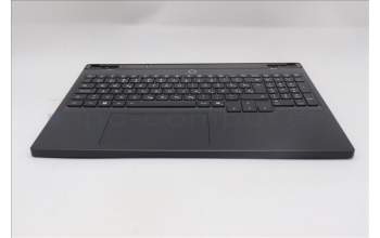Lenovo 5CB1S75726 C-Cover with keyboard, Slovenian, Eclipse Black, RGB Backlight, Anodizing Sandblasting, UK