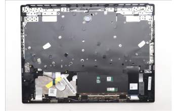 Lenovo 5CB1S76593 C-Cover with keyboard, English, Eclipse Black, White Backlight, Anodizing Sandblasting, US